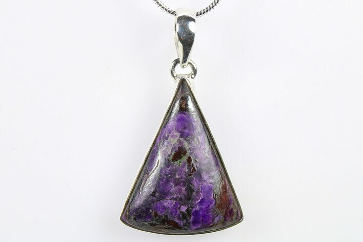 Polished Sugilite Pendant (Necklace) - Sterling Silver #265078